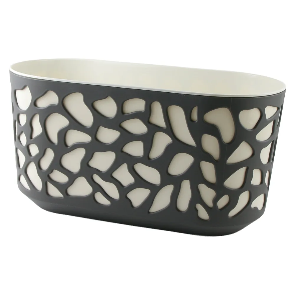 Ghiveci balcon duet din plastic 39 x 19 x 20 cm