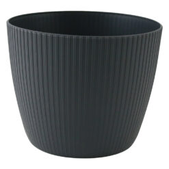 Ghiveci din plastic Magnolia Jumper gri inchis 13.5 x 11 cm