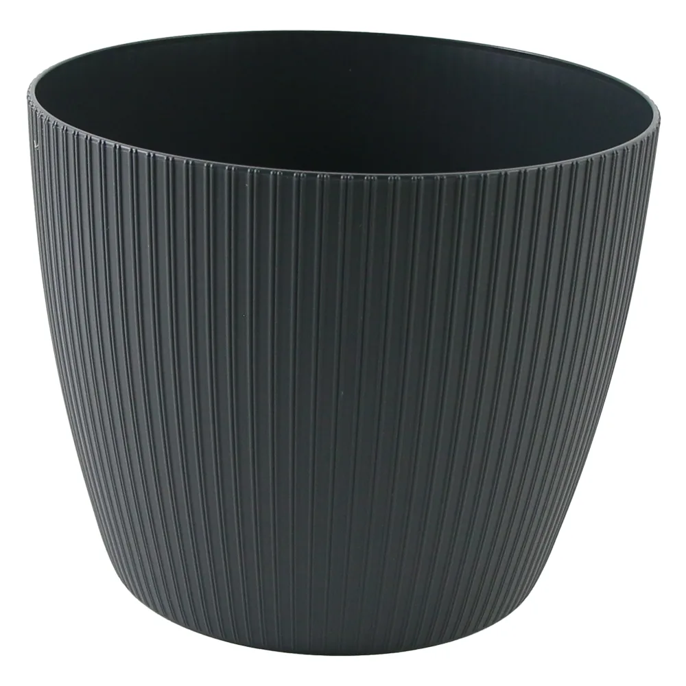 Ghiveci din plastic Magnolia Jumper gri inchis 15.5 x 13 cm