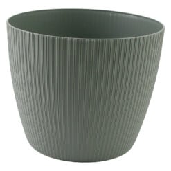 Ghiveci din plastic Magnolia Jumper verde-gri 16 x 13 cm