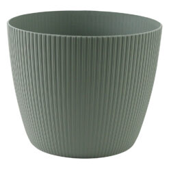 Ghiveci din plastic Magnolia Jumper verde-gri 19 x 15 cm