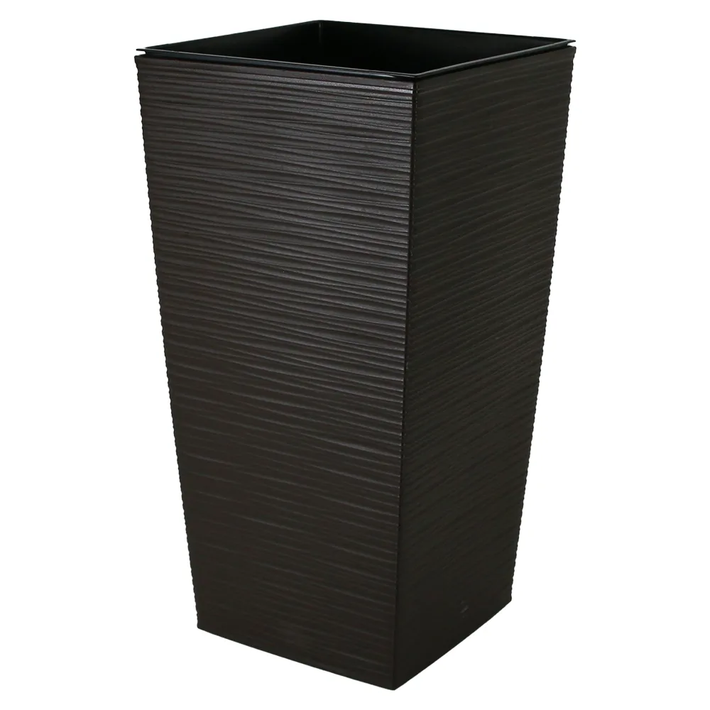 Ghiveci inalt Dluto Mokka 24 x 24 x 23/46 cm