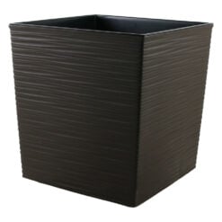 Ghiveci din plastic Juka Dluto mokka 29 x 29 x 31 cm
