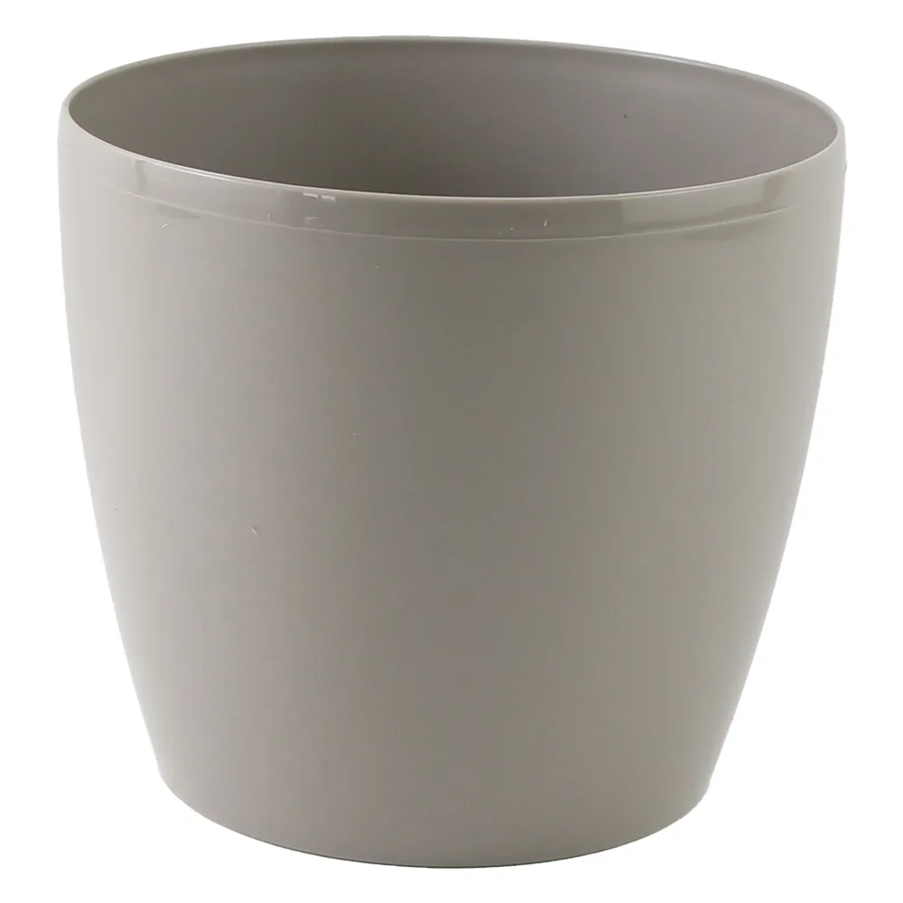Ghiveci din plastic Magnolia taupe 13 x 12 cm Ghiveci din plastic Magnolia taupe 13 x 12 cm