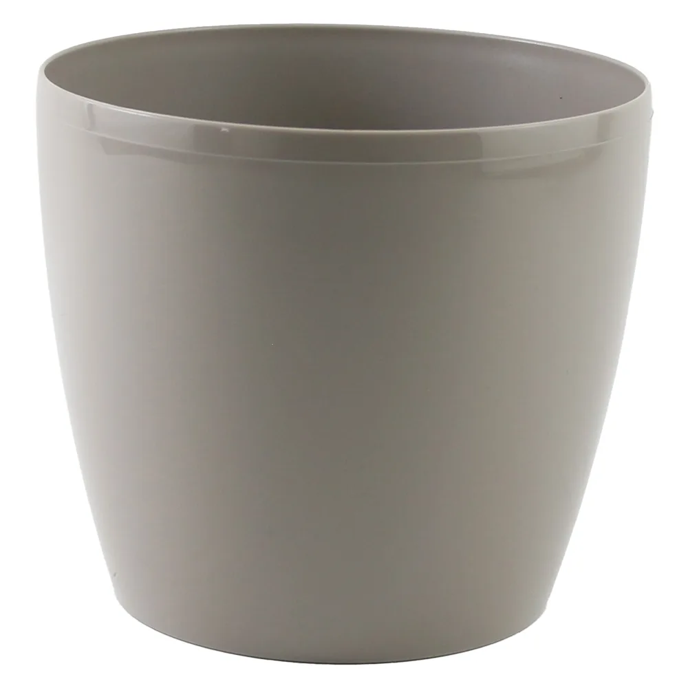 Ghiveci din plastic Magnolia taupe 15 x 14 cm Ghiveci din plastic Magnolia taupe 15 x 14 cm