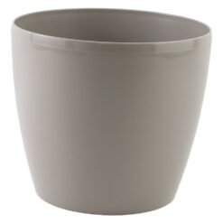 Ghiveci din plastic Magnolia taupe 17.5 x 16 cm