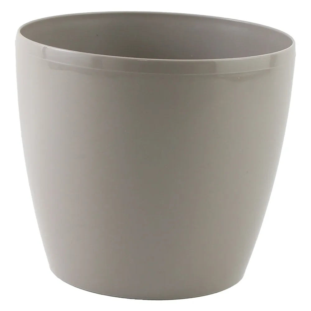 Ghiveci din plastic Magnolia taupe 17.5 x 16 cm