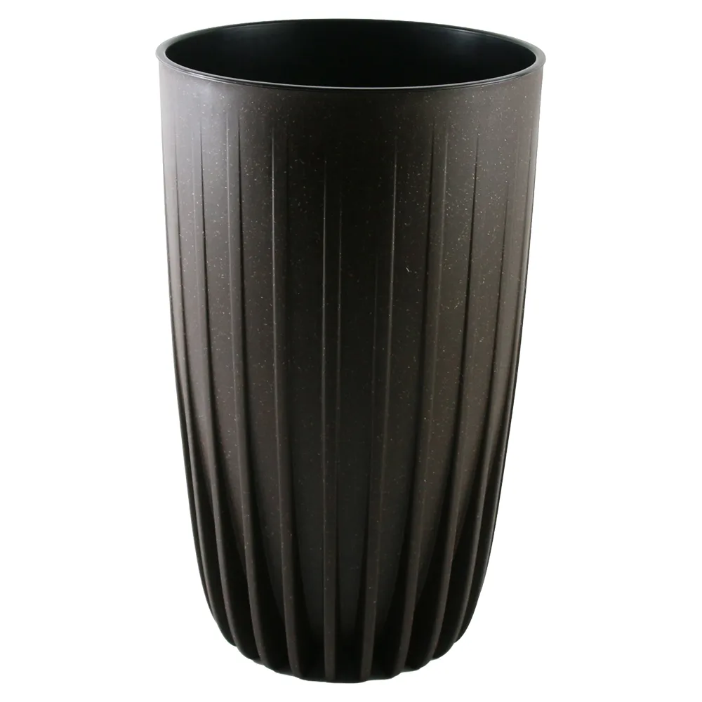 Ghiveci inalt din plastic Mira coffee-espresso 25 x 23.5/42 cm