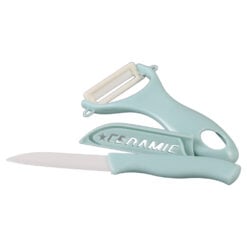 Set cutit si curatator de legume cu lame ceramice