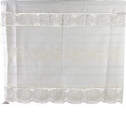 Perdea rustica din bumbac 140 x 180 cm