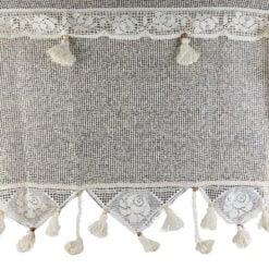 Perdea rustica din bumbac 140 x 180 cm