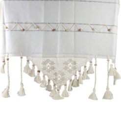 Perdea rustica din bumbac 140 x 100 cm