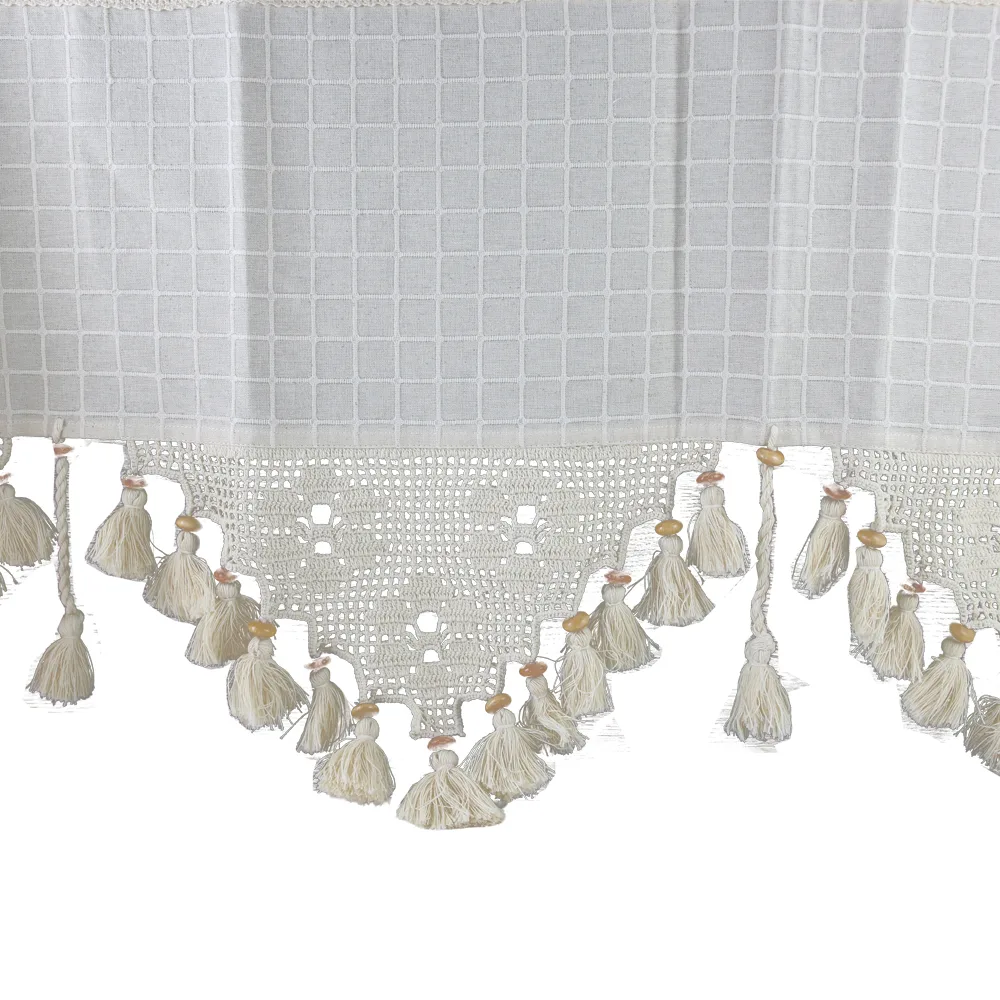 Perdea rustica din bumbac 140 x 100 cm Perdea rustica din bumbac 140 x 100 cm