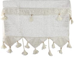 Perdea rustica din bumbac 140 x 100 cm