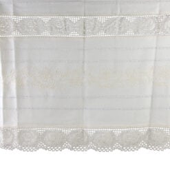 Perdea rustica din bumbac 140 x 100 cm