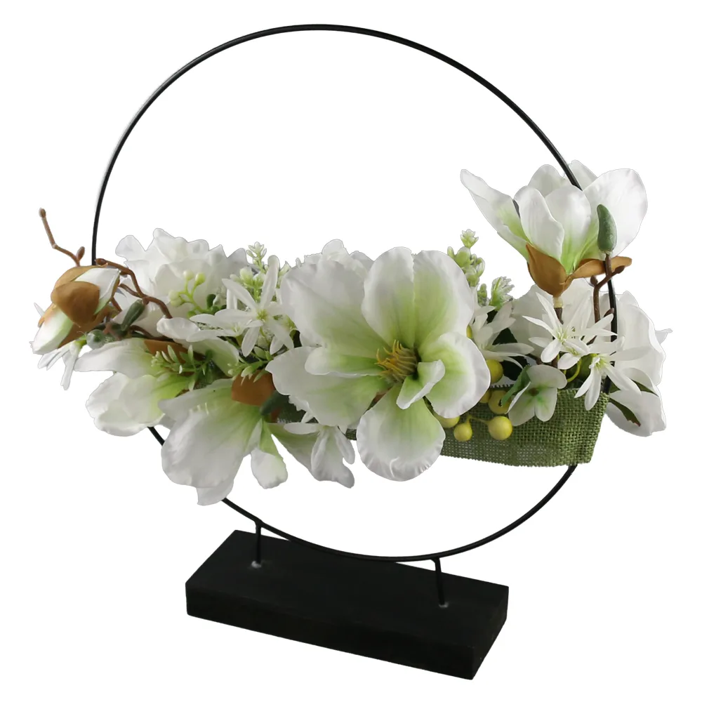 Aranjament floral decorativ pentru masa 35 x 40 cm