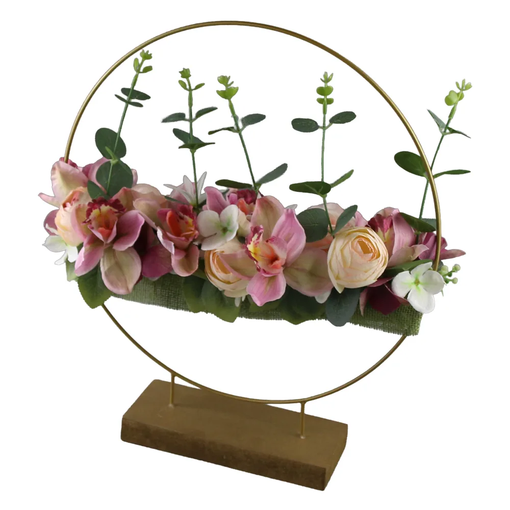 Aranjament floral decorativ pentru masa 35 x 40 cm