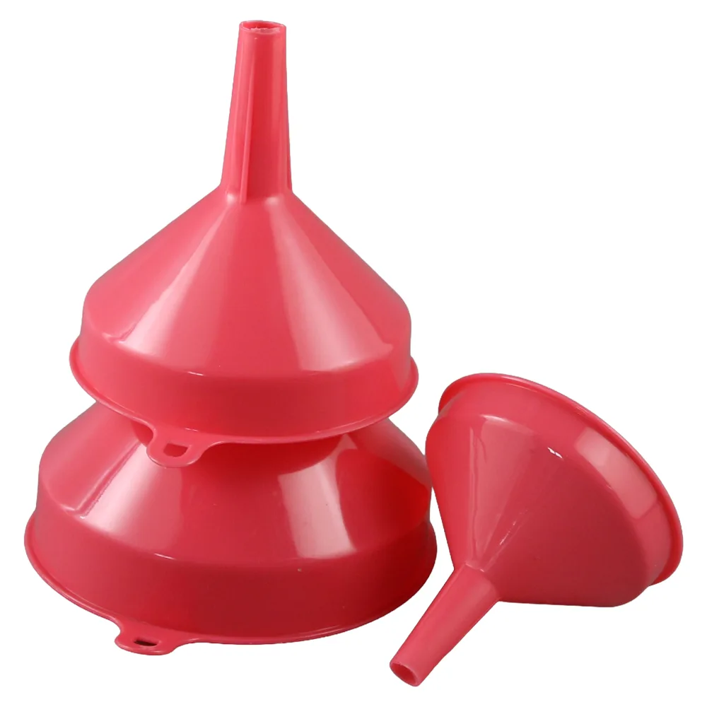 Set 3 palnii din plastic 8 - 10 - 11.5 cm Set 3 palnii din plastic 8 - 10 - 11.5 cm