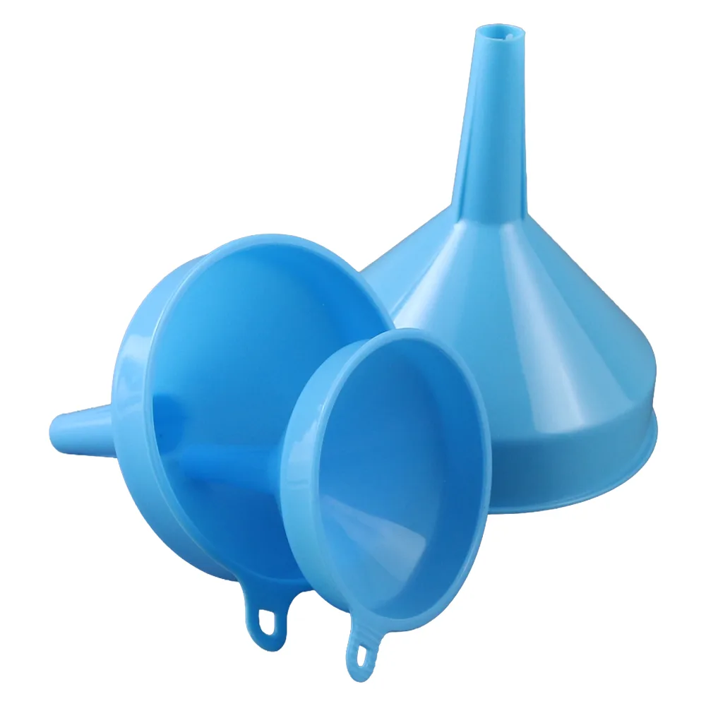 Set 3 palnii din plastic 8 - 10 - 11.5 cm Set 3 palnii din plastic 8 - 10 - 11.5 cm