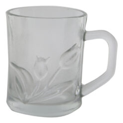 Set 3 cani din sticla Lalele