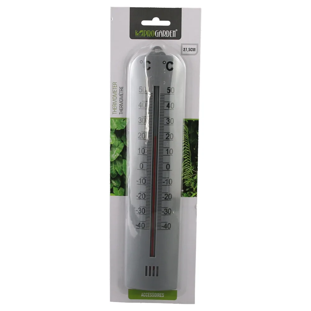 Termometru Silver din plastic 27.5 cm