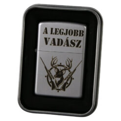 Bricheta metalica gravata "A legjobb Vadasz" 3.5 x 5.5 cm