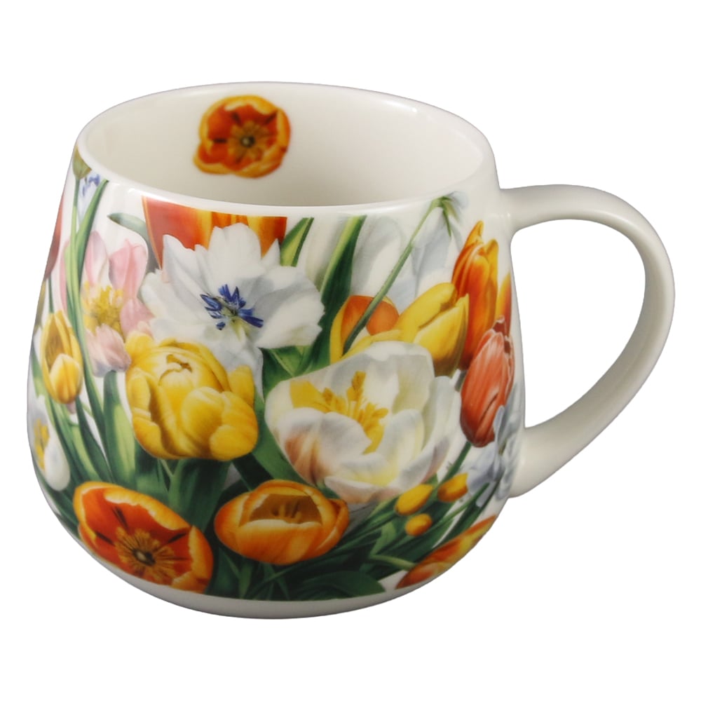 Cana din portelan 430 ml "Tulipany" in cutie decorativa Cana din portelan 430 ml "Tulipany" in cutie decorativa