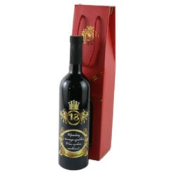 Vin rosu 750 ml "A fiatalsag a termeszet ajandeka...18