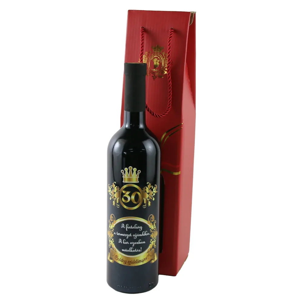 Vin rosu 750 ml "A fiatalsag a termeszet ajandeka...30 Vin rosu 750 ml "A fiatalsag a termeszet ajandeka...30