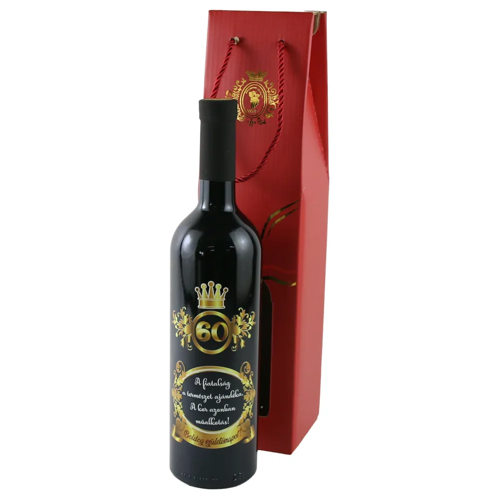 Vin rosu 750 ml "A fiatalsag a termeszet ajandeka...60 Vin rosu 750 ml "A fiatalsag a termeszet ajandeka...60