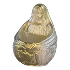 Decoratiune din ipsos pentru apa sfintita 7 x 10 cm Sfanta Maria