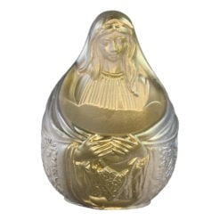 Decoratiune din ipsos pentru apa sfintita 7 x 10 cm Sfanta Maria