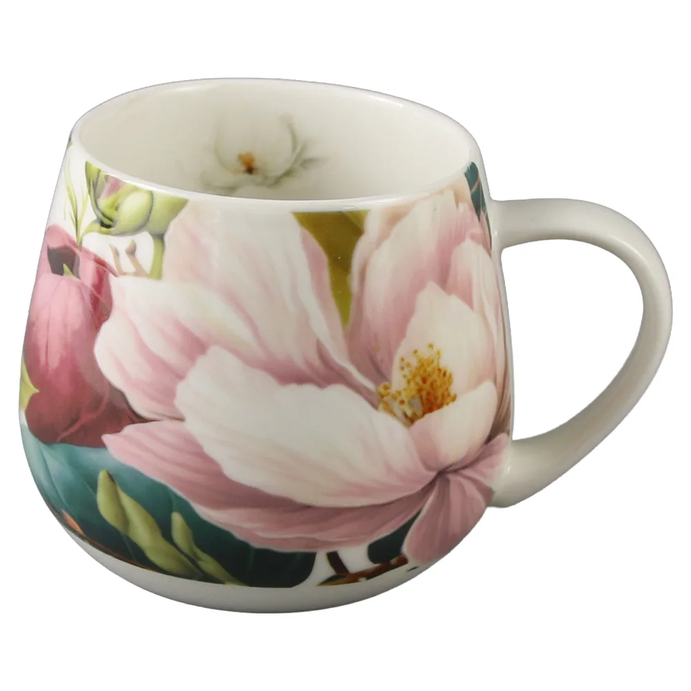 Cana din portelan 430 ml "Magnolie" in cutie decorativa