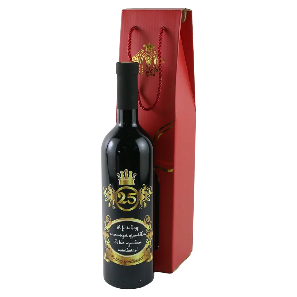 Vin rosu 750 ml "A fiatalsag a termeszet ajandeka...25 Vin rosu 750 ml "A fiatalsag a termeszet ajandeka...25