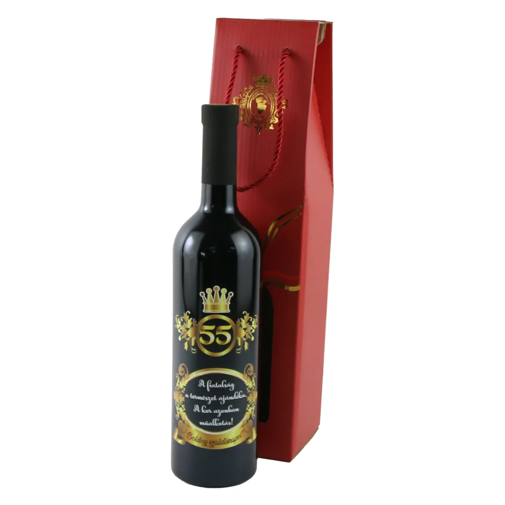 Vin rosu 750 ml "A fiatalsag a termeszet ajandeka...55 Vin rosu 750 ml "A fiatalsag a termeszet ajandeka...55