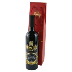 Vin rosu 750 ml "Fiecare an este o carte...20