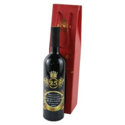 Vin rosu 750 ml "Fiecare an este o carte...25