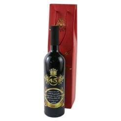 Vin rosu 750 ml "Fiecare an este o carte...45