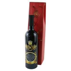 Vin rosu 750 ml "Fiecare an este o carte...50