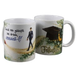 Cana ceramica pentru absolvire "Daca nu gasesti un drum