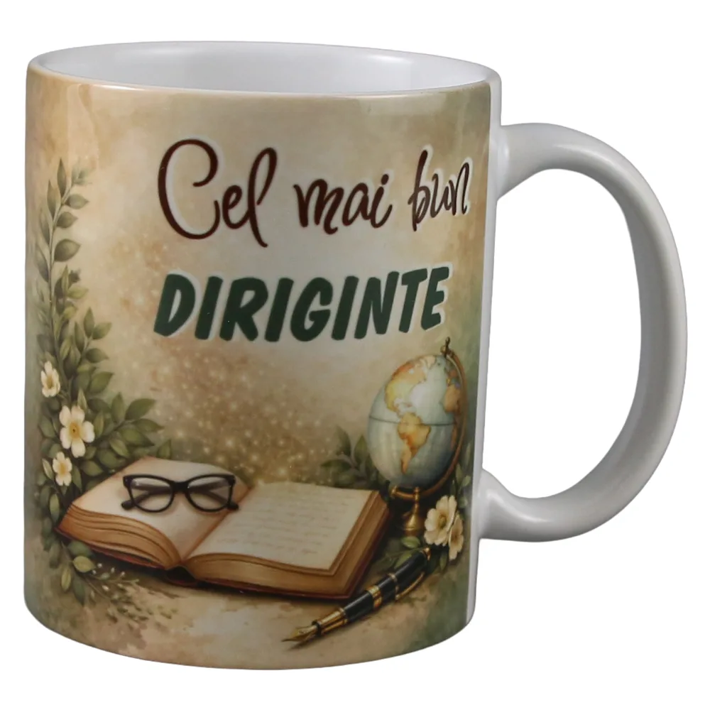 Cana din ceramica "Cel mai bun Diriginte" 330 ml Cana din ceramica "Cel mai bun Diriginte" 330 ml