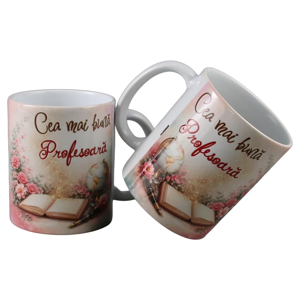 Cana din ceramica "Cea mai buna Profesoara" 330 ml