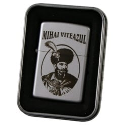Bricheta metalica gravata "Mihai Viteazul" 3.5 x 5.5 cm