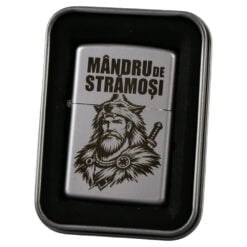 Bricheta metalica gravata "Mandru de Stramosi" 3.5 x 5.5 cm