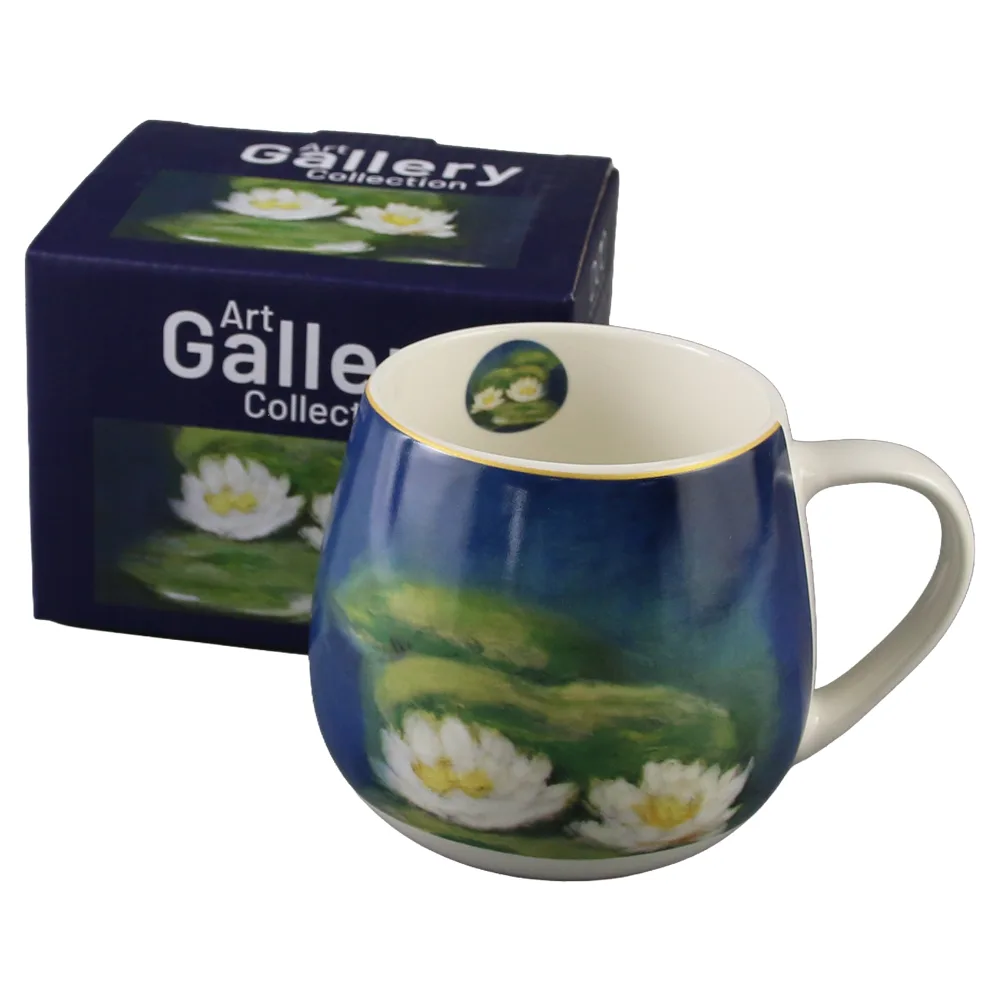 Cana din portelan 430 ml "Nenufars" de C. Monet Cana din portelan 430 ml "Nenufars" de C. Monet