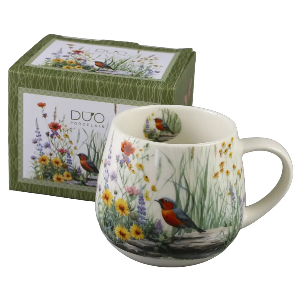 Cana din portelan 430 ml "July" in cutie decorativa Cana din portelan 430 ml "July" in cutie decorativa