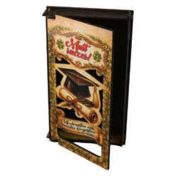 Caseta cadou absolvire din lemn pentru bani