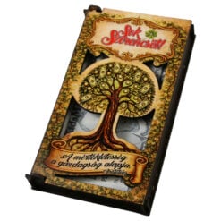 Caseta cadou din lemn pentru bani "Sok Szerencset!" 17.5 x 10 cm