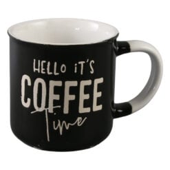 Cana din ceramica 250 ml Coffee Love alb/negru