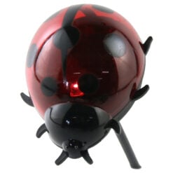 Lampa solara decorativa din plastic Buburuza 8 x 14 cm
